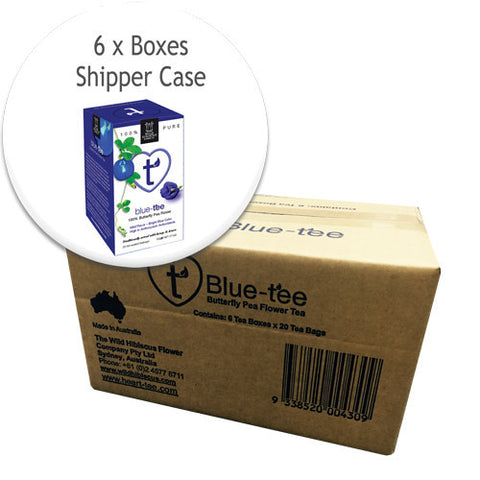 6 UNIT PACK - Heart-Tee Blue Tea (Butterfly Pea Flowers) 6 UNIT PACK - Heart-Tee Blue Tea (Butterfly Pea Flowers)