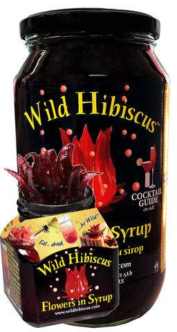 Wild Hibiscus Flowers in Syrup