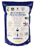 Bulk whole butterfly pea flower pouch - back