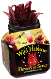 Wild Hibiscus Flowers in Syrup Retail Jar