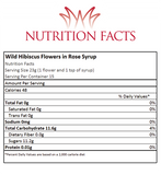 Wild Hibiscus Flowers In Rose Syrup Nutrition Facts