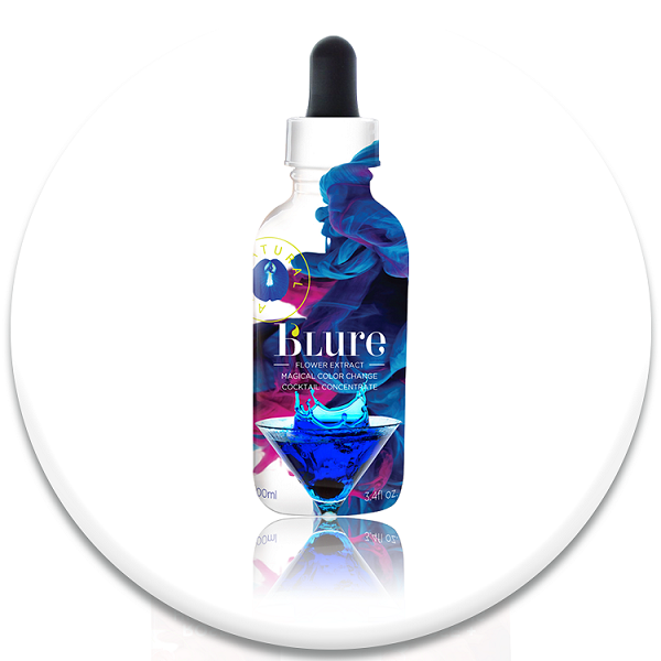 b'lure Flower Extract, Butterfly Pea Flower, All Natural Flavor & Color