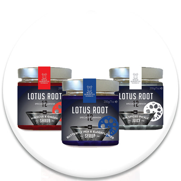 Lotus Root Slices Trio – Wild Hibiscus Flower Co