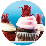 Wild Hibiscus Frosting Cupcakes